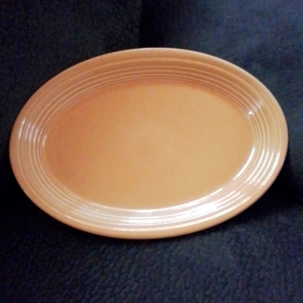 Fiesta Orange Oval Platter - 13.5” x 9.5"
